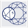 Plot d'un diamant représentant plusieurs impuretés contenues dans un diamant